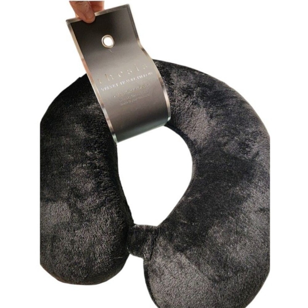 Thesis Black Memory Foam Travel Pillow Neck NWT